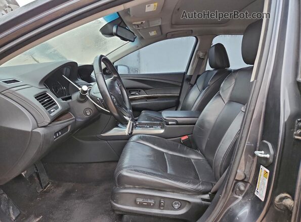 JH4KC1F59GC001700 2016 ACURA RLX Gray Вид салону спереду