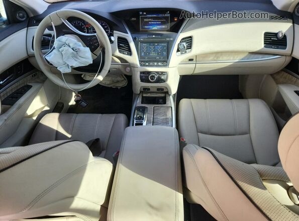 JH4KC1F5XJC001437 2018 ACURA RLX Beige Вид панелі приладів