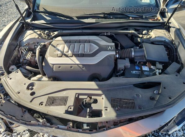 JH4KC1F5XJC001437 2018 ACURA RLX Beige Вид задньої частини салону