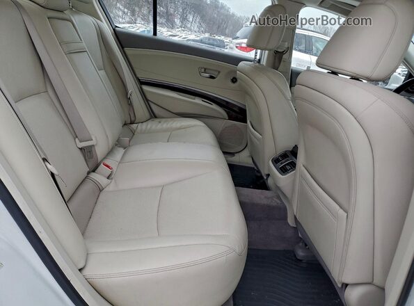JH4KC2F57HC000004 2017 ACURA RLX White Rear seats view