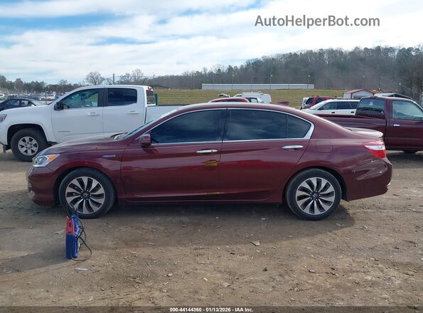 JHMCR6F32HC022629 2017 HONDA ACCORD HYBRID Burgundy Սալոնի 360 աստիճան տեսք