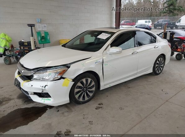 JHMCR6F77HC022547 2017 HONDA ACCORD HYBRID White 