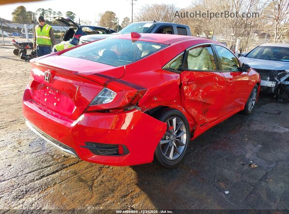 JHMFC1F78KX007041 2019 HONDA CIVIC Red Задня права чверть