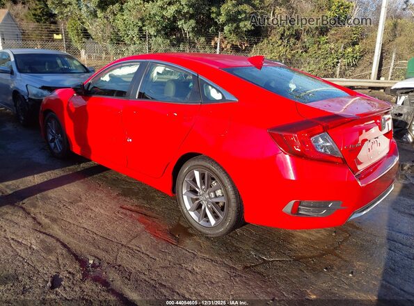 JHMFC1F78KX007041 2019 HONDA CIVIC Red Задня ліва чверть