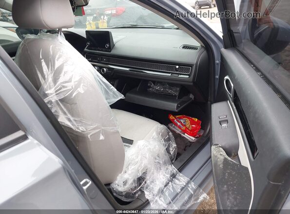 JHMFE1F73NX008421 2022 HONDA CIVIC Gray წინა სალონის ხედი