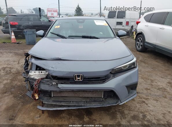 JHMFE1F73NX008421 2022 HONDA CIVIC Gray ხელსაწყოთა პანელის ხედი