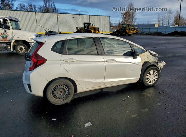 JHMGK5H57GS003934 2016 HONDA FIT White Задня права чверть