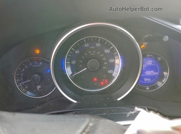 JHMGK5H57GS003934 2016 HONDA FIT White Вид щитка приладів