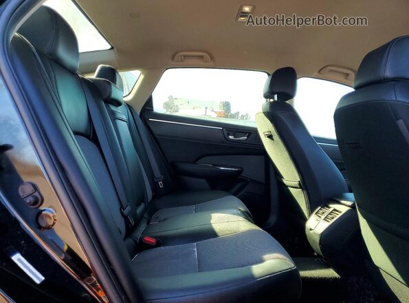 JHMZC5F14KC005312 2019 HONDA CLARITY Black Vista de los asientos traseros