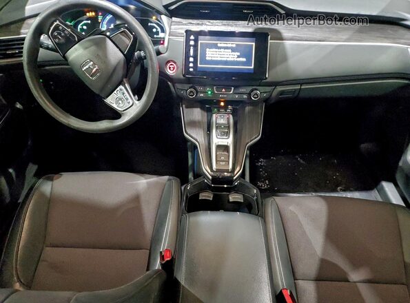 JHMZC5F14KC800585 2019 HONDA CLARITY Charcoal Widok deski rozdzielczej