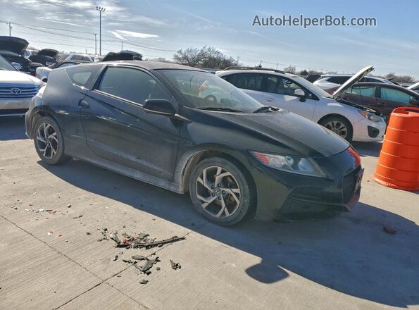 JHMZF1D43GS000242 2016 HONDA CR-Z Black Front right