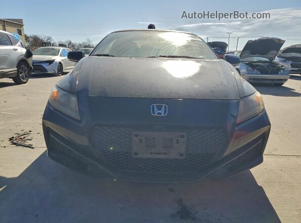 JHMZF1D43GS000242 2016 HONDA CR-Z Black Front view