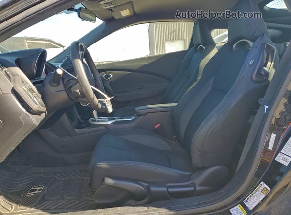 JHMZF1D43GS000242 2016 HONDA CR-Z Black Front interior view