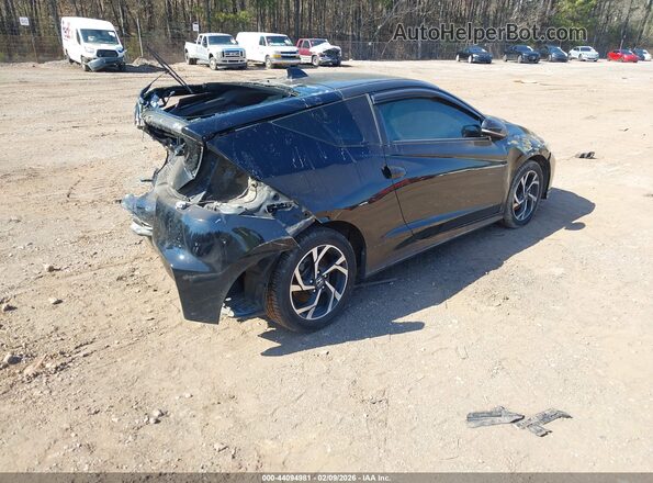 JHMZF1D49GS000214 2016 HONDA CR-Z Black Trasero derecho
