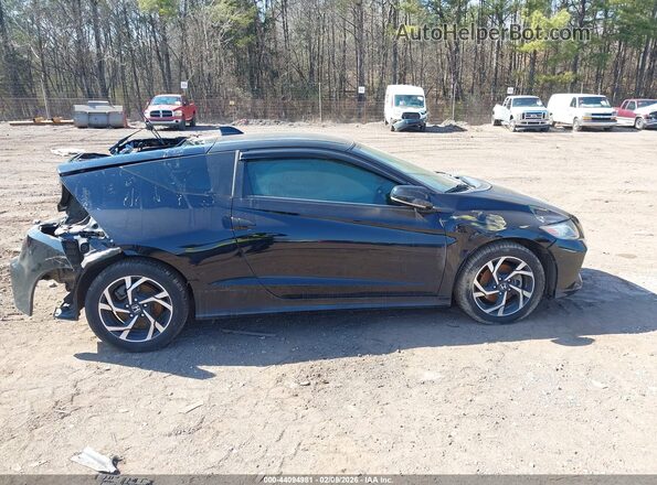 JHMZF1D49GS000214 2016 HONDA CR-Z Black Vista del cuadro de instrumentos