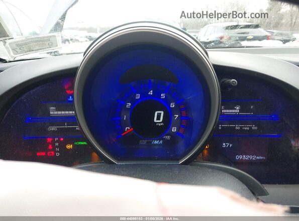 JHMZF1D68GS000870 2016 HONDA CR-Z Purple Widok tylnych siedzeń