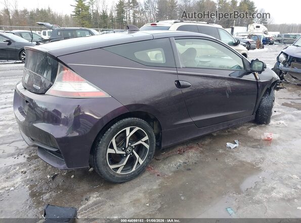 JHMZF1D68GS000870 2016 HONDA CR-Z Purple Tył prawy