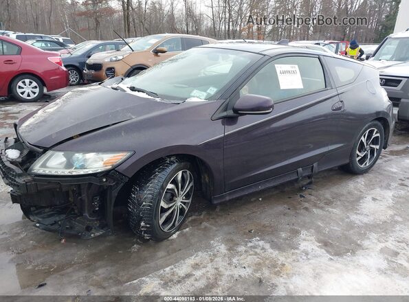 JHMZF1D68GS000870 2016 HONDA CR-Z Purple Przód lewy