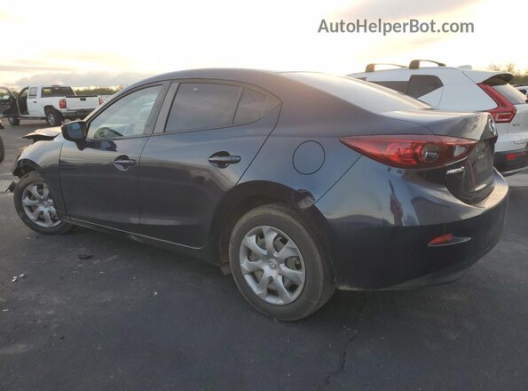 JM1BM1T7XG1344046 2016 MAZDA 3 Синий Задняя левая четверть