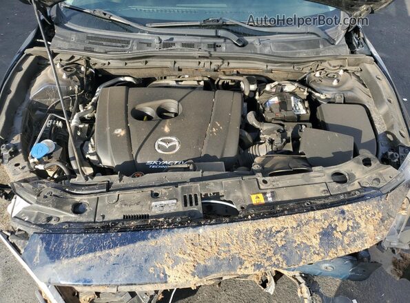 JM1BM1T7XG1344046 2016 MAZDA 3 Синий Вид задней части салона