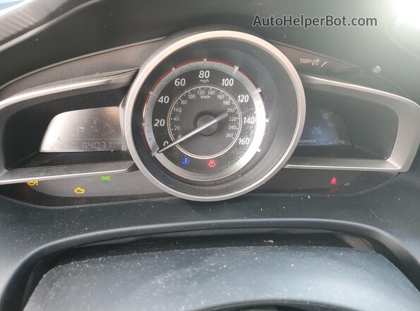 JM1BM1T7XG1344046 2016 MAZDA 3 Синий Вид щитка приборов
