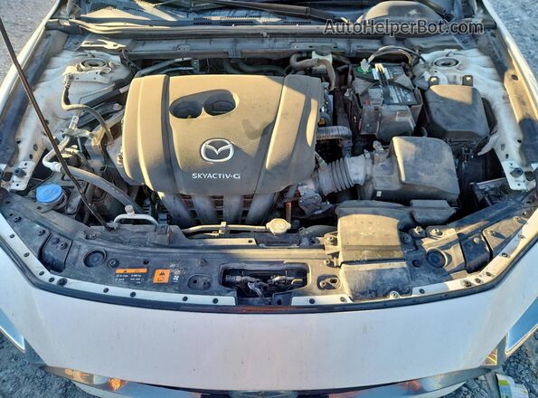 JM1BPABL0M1330707 2021 MAZDA 3 White Rear interior view