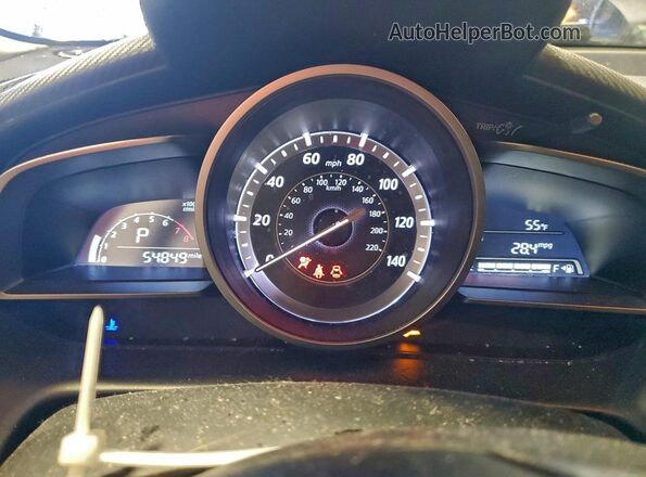 JM1DKBC73G0108915 2016 MAZDA CX-3 Серебряный Вид щитка приборов