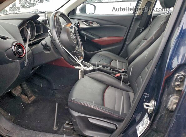 JM1DKBC74G0109734 2016 MAZDA CX-3 Blue წინა სალონის ხედი