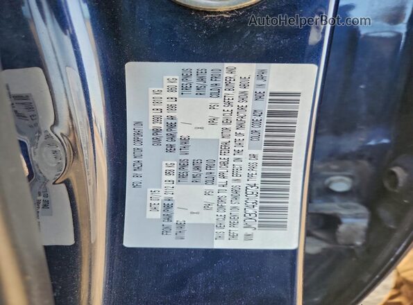 JM1DKBC74G0109734 2016 MAZDA CX-3 Blue ძრავის განყოფილების ხედი