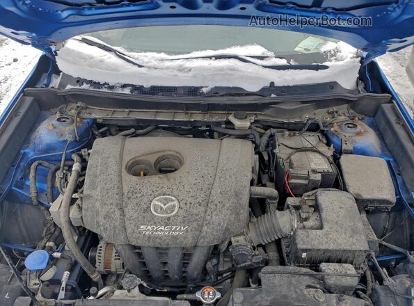 JM1DKDB72H0142195 2017 MAZDA CX-3 Blue Вид підкапотного простору