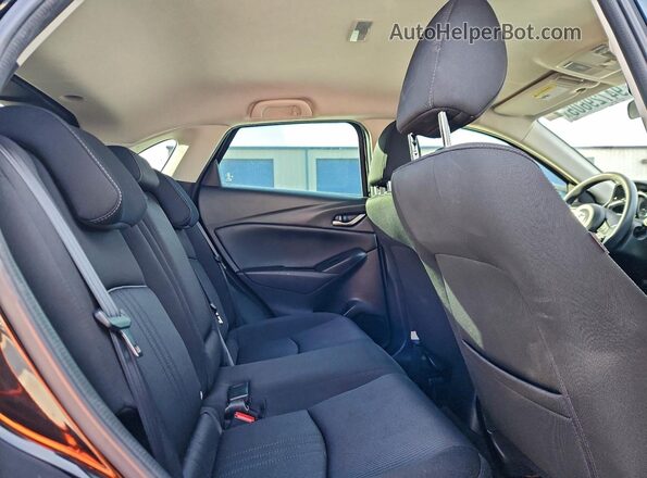 JM1DKDB79L1475237 2020 MAZDA CX-3 Черный Вид задней части салона