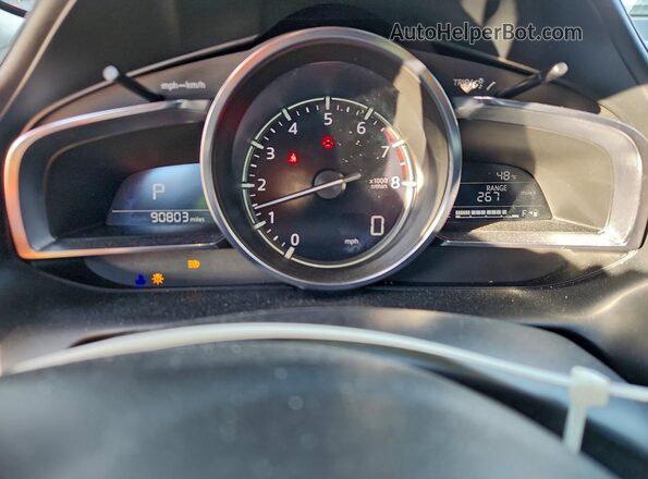 JM1DKDB79L1475237 2020 MAZDA CX-3 Черный Вид щитка приборов