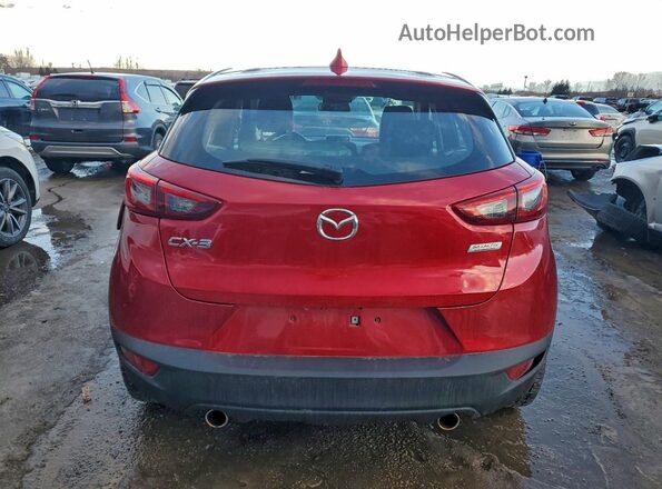 JM1DKDC72H0142969 2017 MAZDA CX-3 Red Вид ззаду