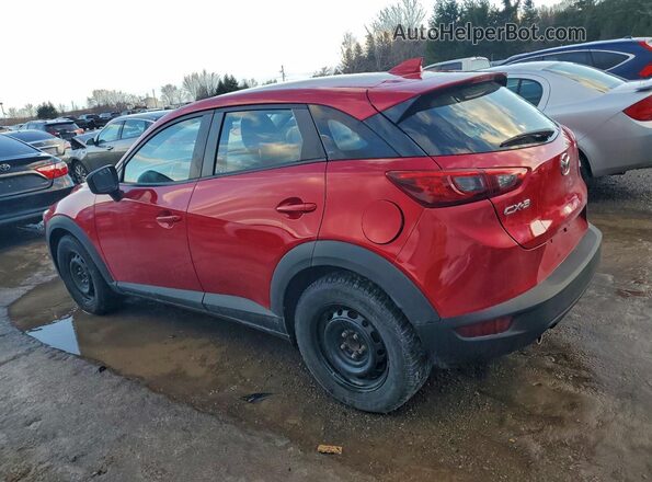 JM1DKDC72H0142969 2017 MAZDA CX-3 Red Задня ліва чверть