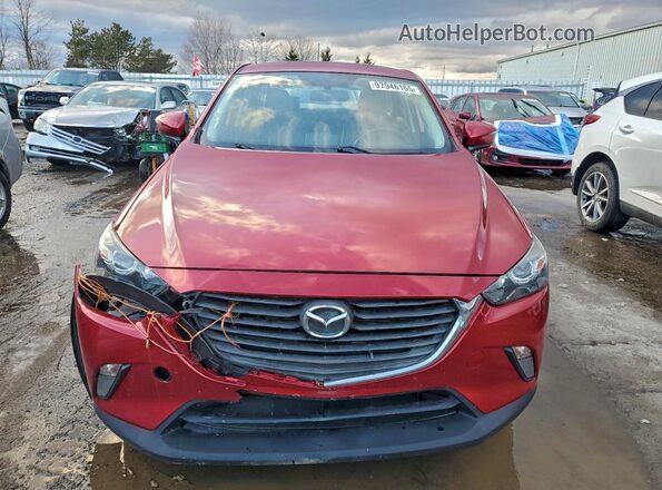 JM1DKDC72H0142969 2017 MAZDA CX-3 Red Вид спереду