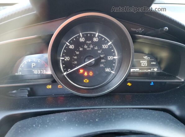 JM1DKFB72K0417583 2019 MAZDA CX-3 White Widok zestawu wskaźników