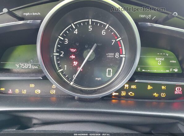 JM1DKFB77L1465415 2020 MAZDA CX-3 Red უკანა სავარძლების ხედი