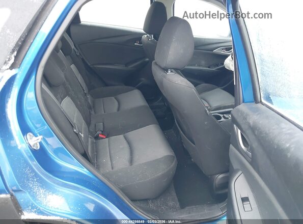 JM1DKFB78H0150698 2017 MAZDA CX-3 Blue Widok naklejki z numerem VIN