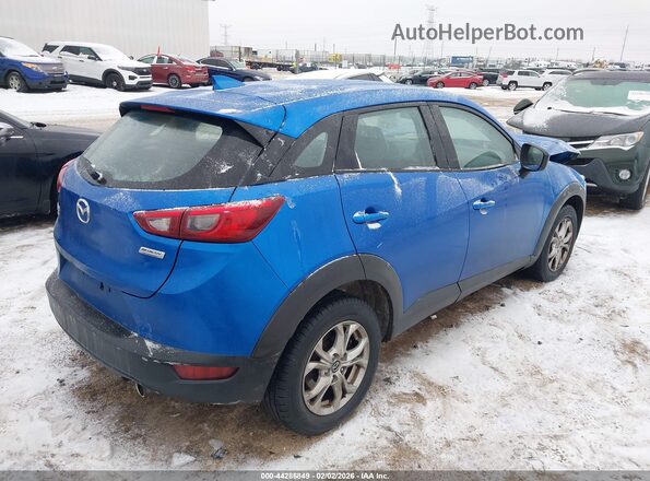 JM1DKFB78H0150698 2017 MAZDA CX-3 Blue Tył prawy