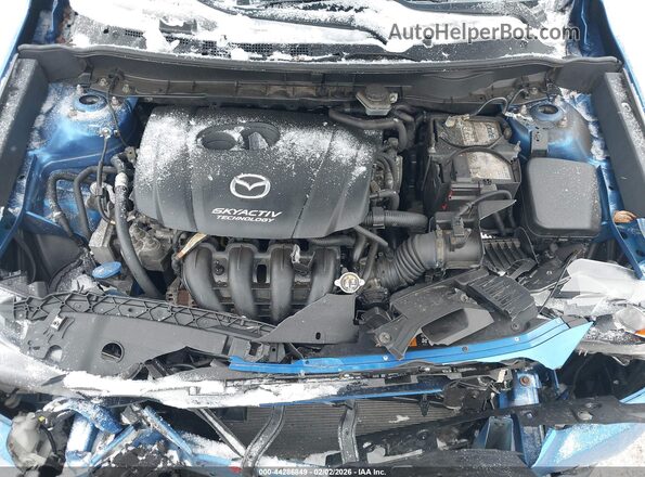 JM1DKFB78H0150698 2017 MAZDA CX-3 Blue Widok z tyłu
