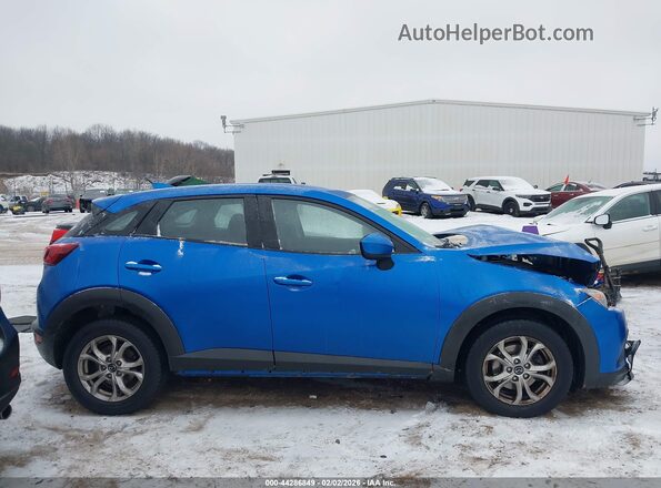 JM1DKFB78H0150698 2017 MAZDA CX-3 Blue Widok wnętrza z tyłu