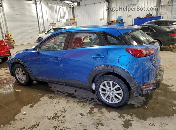 JM1DKFB79H0167977 2017 MAZDA CX-3 Blue Trasero izquierdo