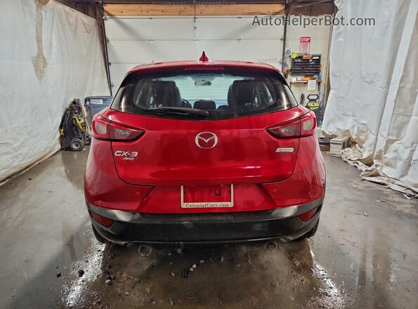 JM1DKFB7XH0154672 2017 MAZDA CX-3 Red Widok z tyłu