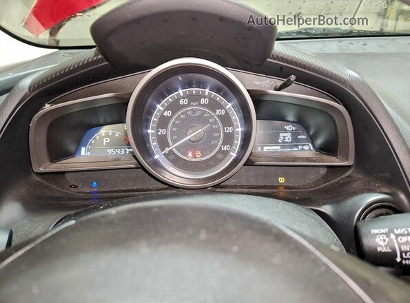 JM1DKFB7XH0154672 2017 MAZDA CX-3 Red Widok zestawu wskaźników