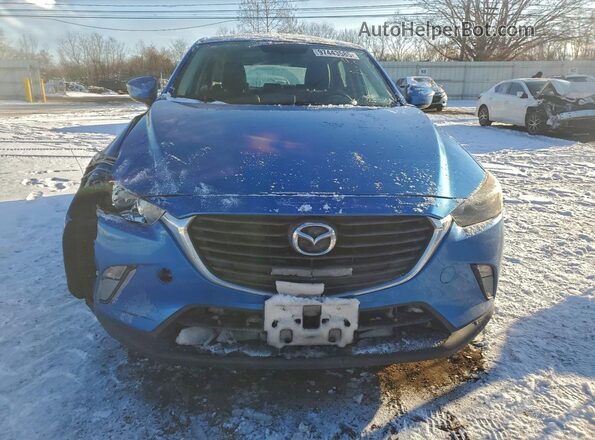 JM1DKFC70G0138901 2016 MAZDA CX-3 Blue Vista frontal