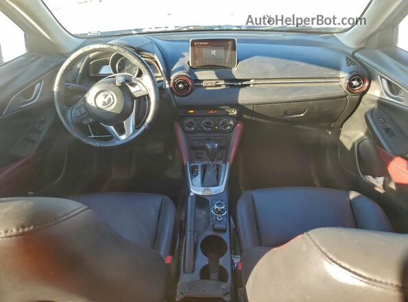JM1DKFC70G0138901 2016 MAZDA CX-3 Blue Vista del salpicadero