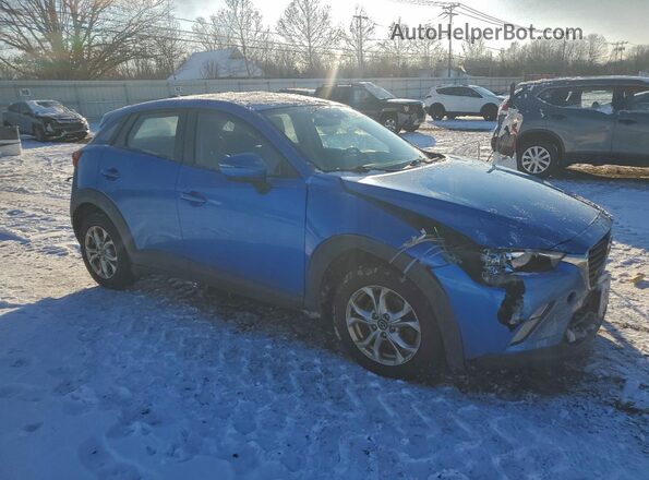 JM1DKFC70G0138901 2016 MAZDA CX-3 Blue Delantero derecho