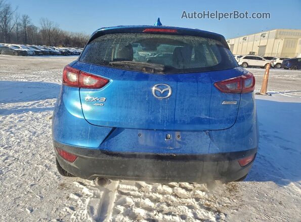 JM1DKFC70G0138901 2016 MAZDA CX-3 Blue Vista trasera
