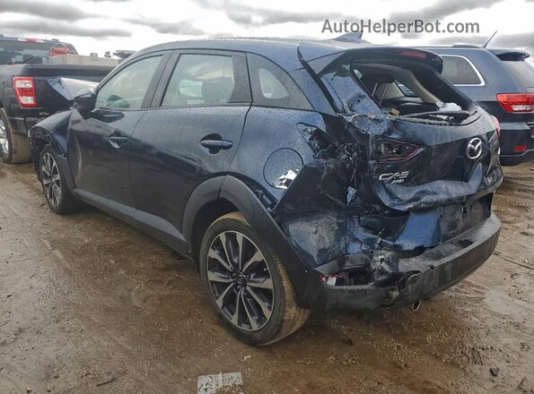 JM1DKFC71K0447222 2019 MAZDA CX-3 Синий Задняя левая четверть
