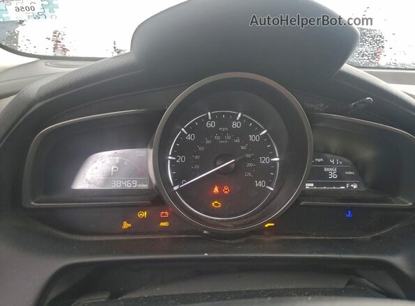 JM1DKFC71K0447222 2019 MAZDA CX-3 Синий Вид щитка приборов